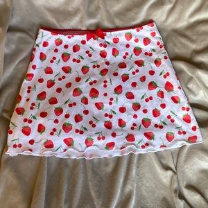 Strawberry skirt